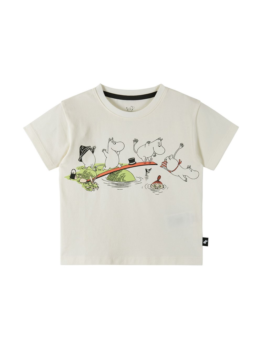 reima T-Shirt Kinder Baumwolle weiß bedruckt, 92