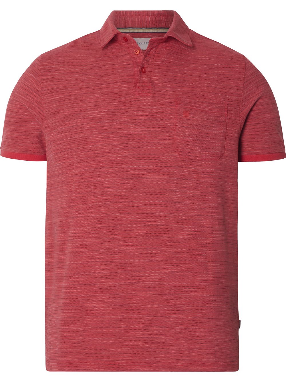 BABISTA Poloshirt Herren Baumwolle rot gemustert, XL