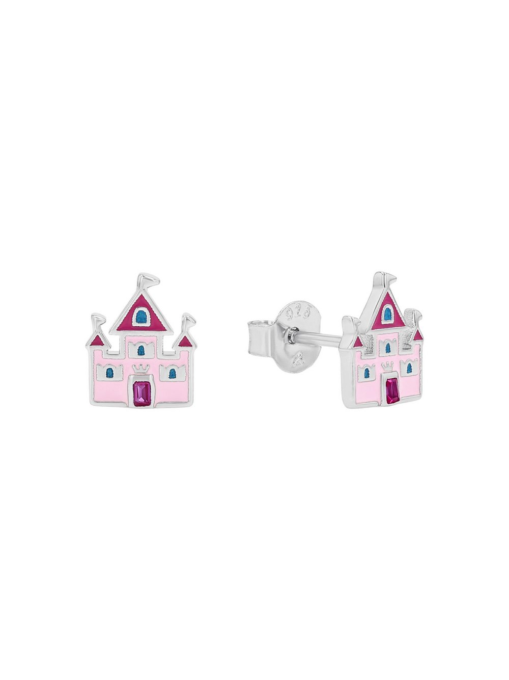 Prinzessin Lillifee Ohrstecker Mädchen Sterlingsilber silber, ONE SIZE