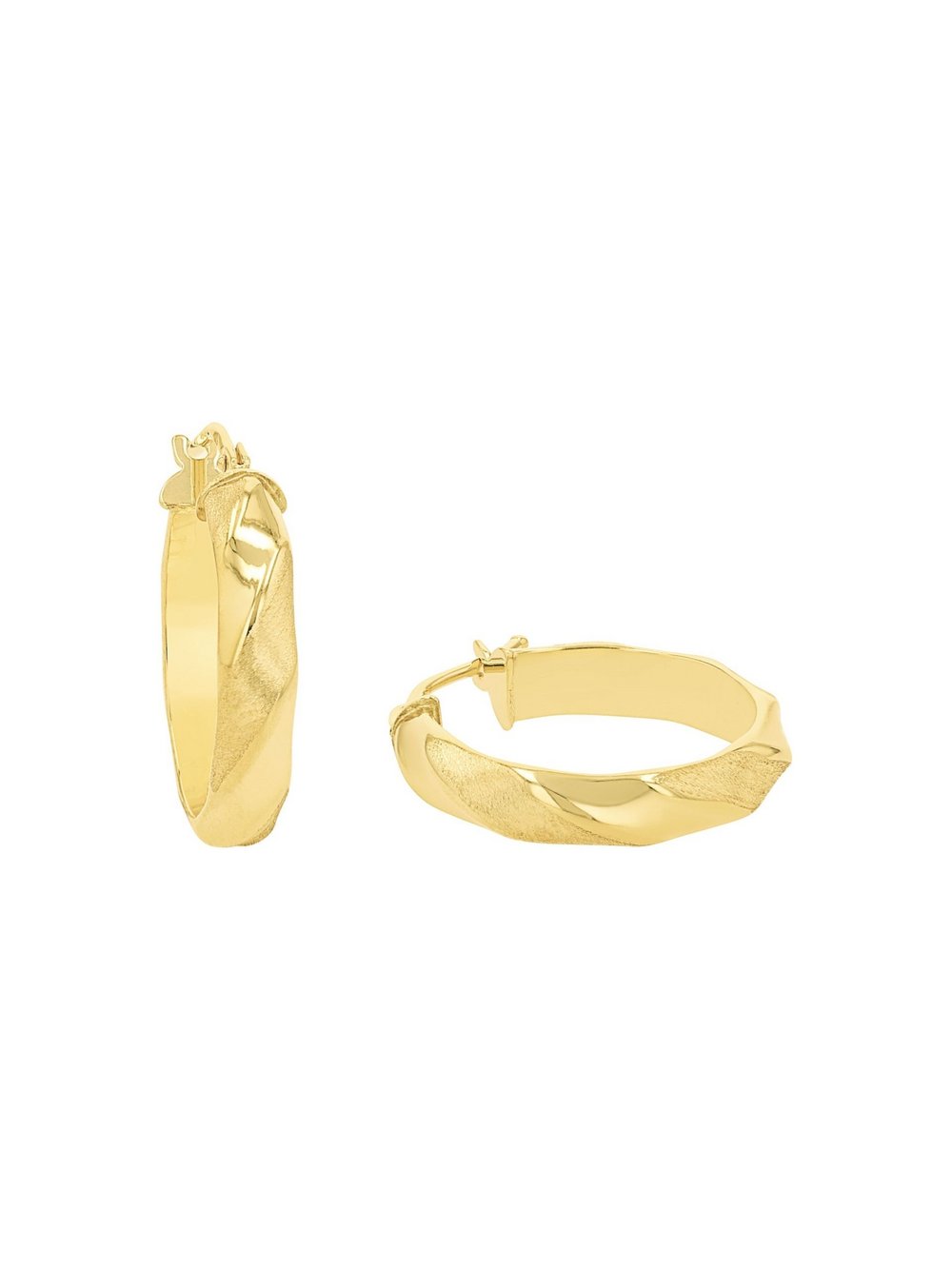 Thumbnail - amor Creolen Damen Gelbgold gold, ONE SIZE