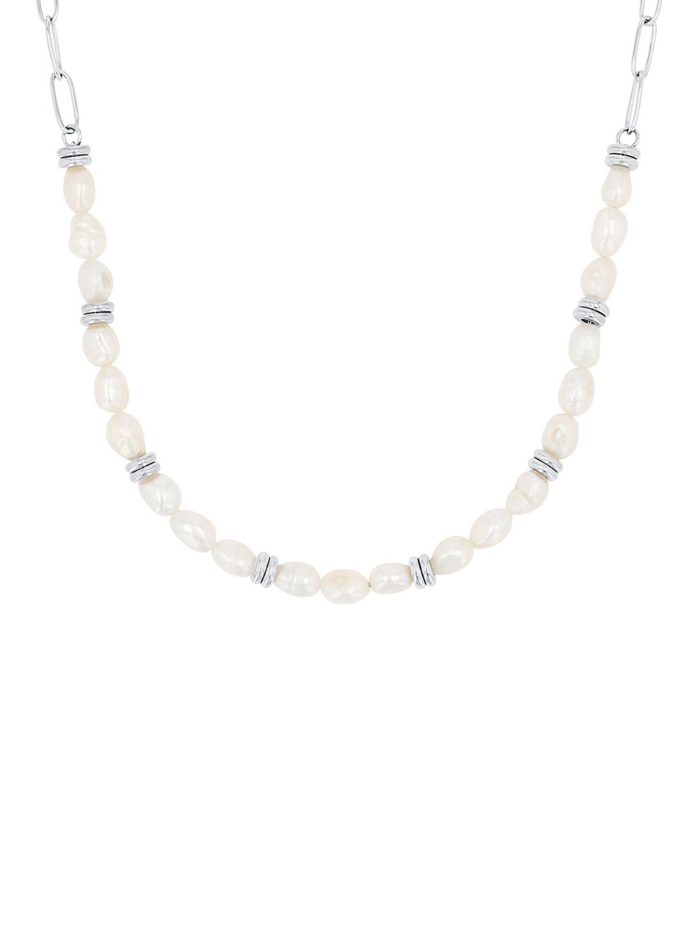 s.Oliver Kette mit Anhänger Damen Edelstahl silber, 45