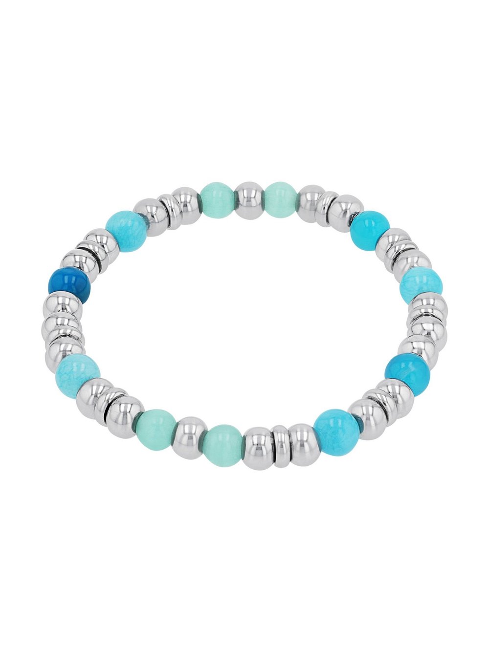 s.Oliver Armband Damen Edelstahl silber, 17
