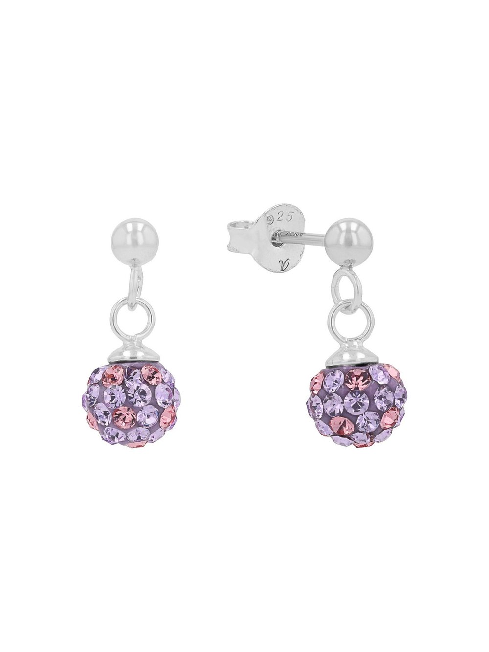 amor Ohrhänger Mädchen Sterlingsilber silber, ONE SIZE