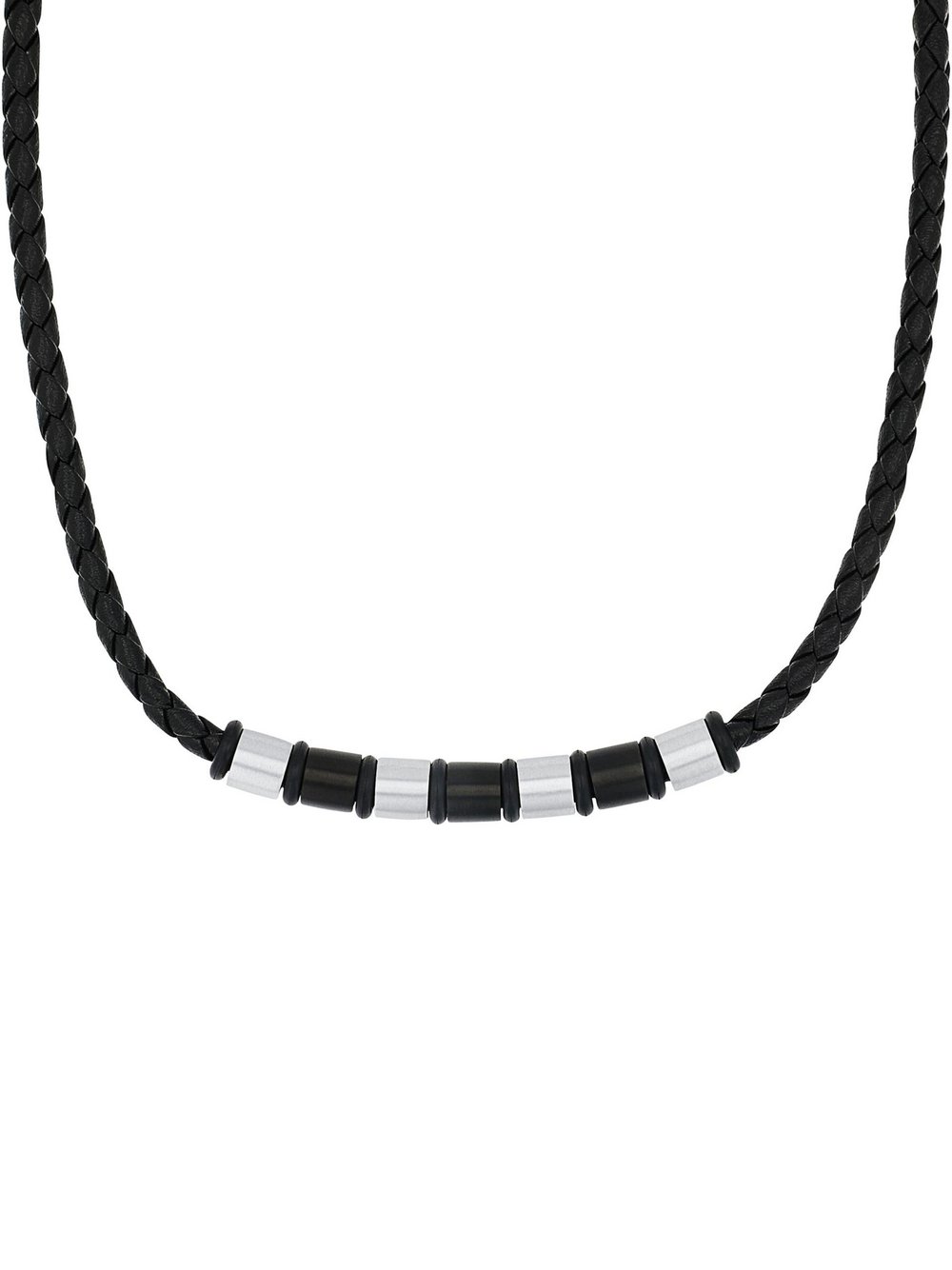 s.Oliver Collier Herren Edelstahl schwarz, 50