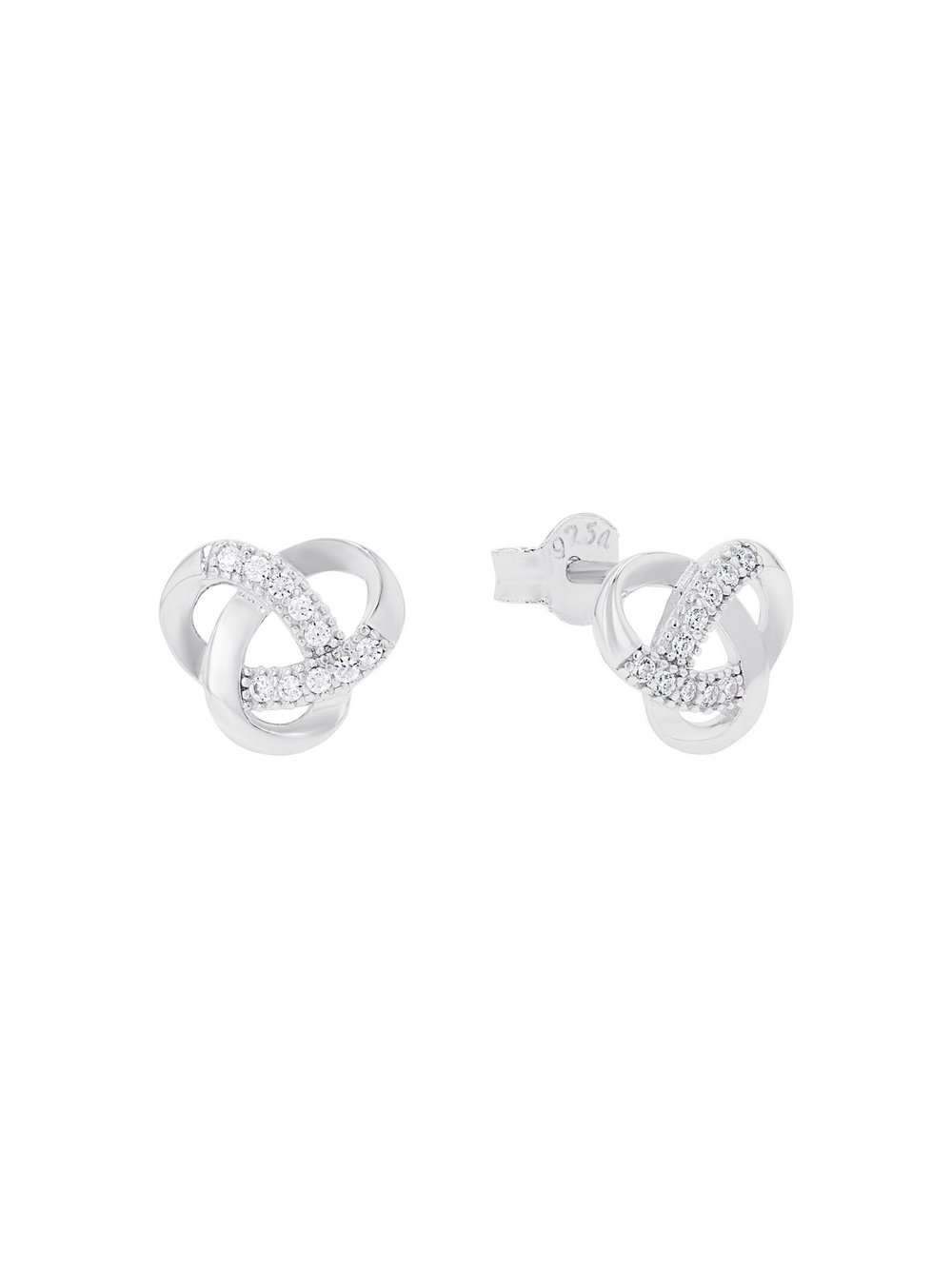 amor Ohrstecker Damen Sterlingsilber silber, ONE SIZE