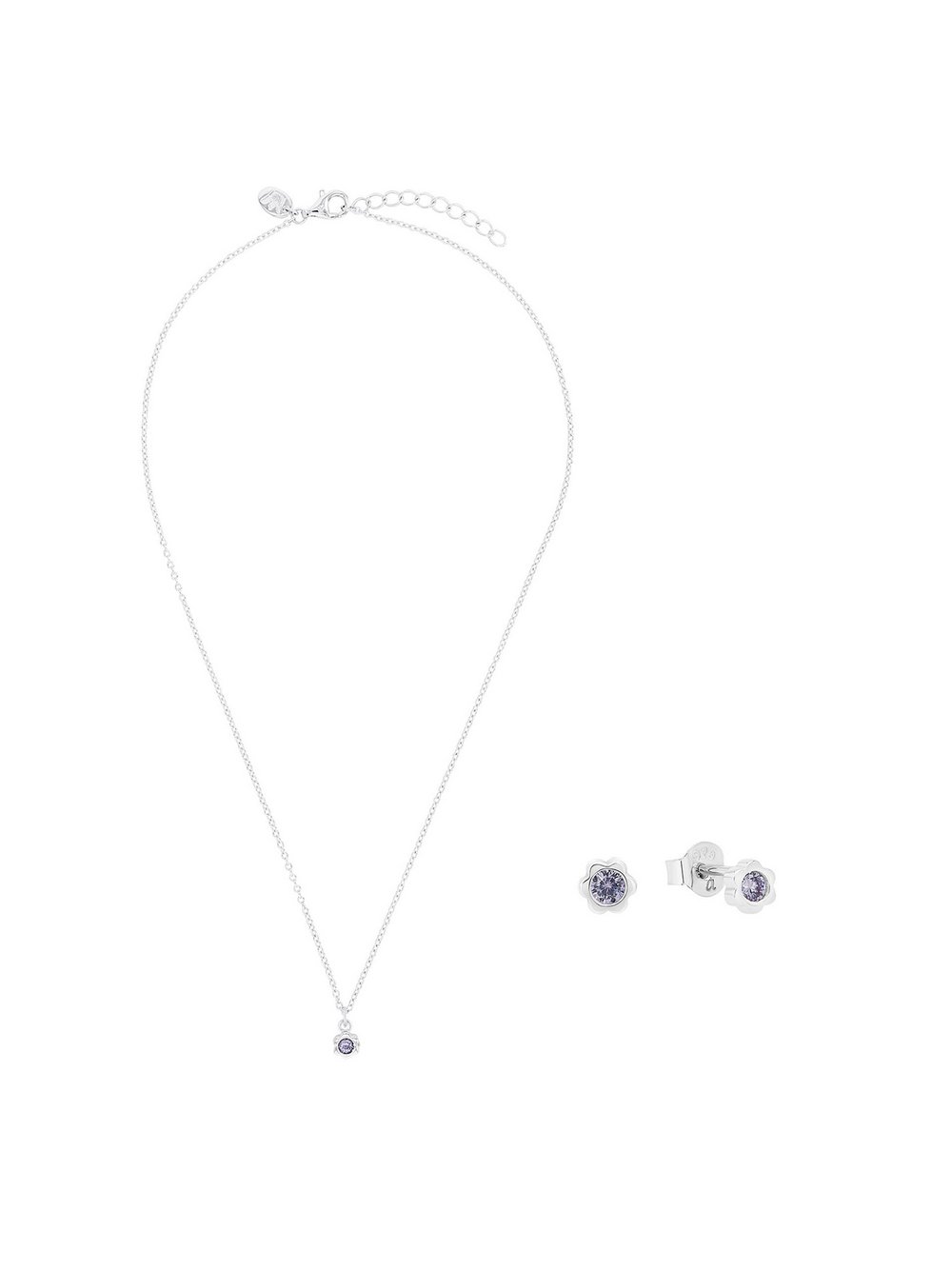Prinzessin Lillifee Set Mädchen Sterlingsilber lila, 38