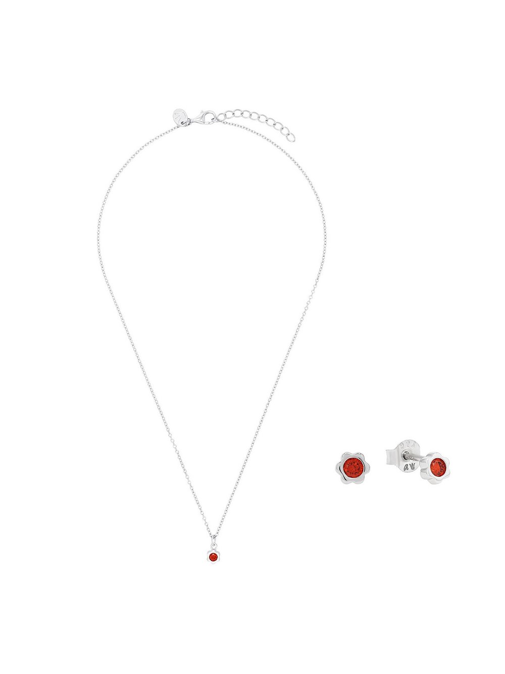 Prinzessin Lillifee Set Mädchen Sterlingsilber rot, 38