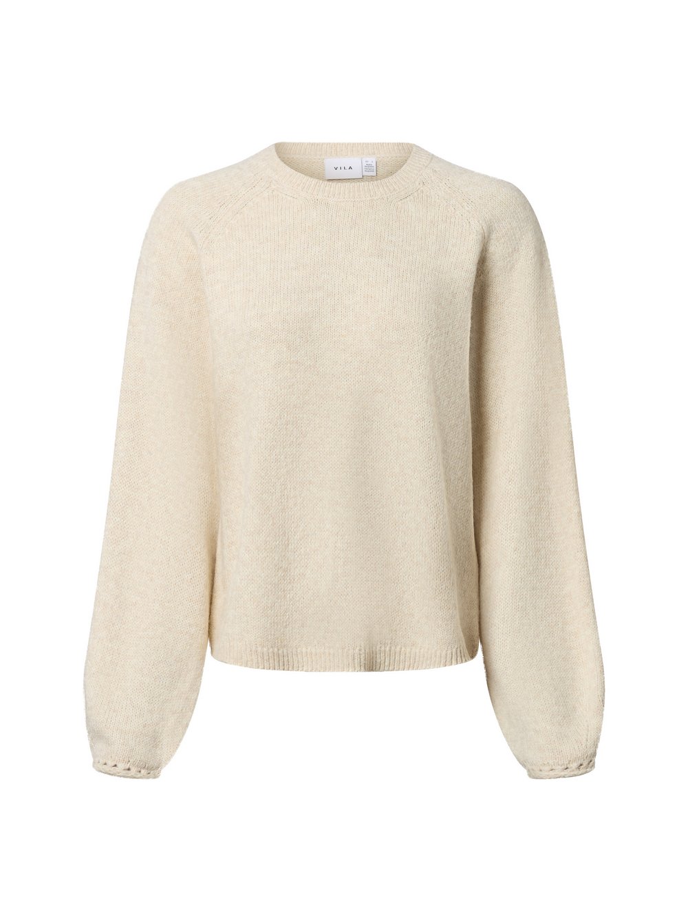 Vila Strickpullover Damen beige meliert, XL