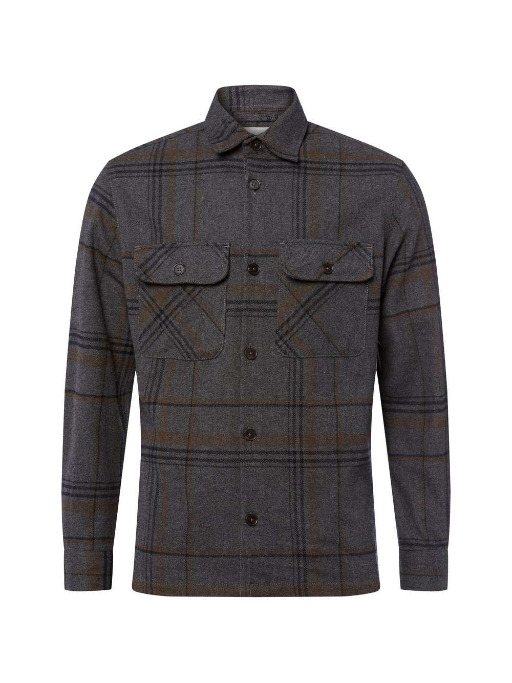 Jack & Jones Overshirt Herren Regular Fit Baumwolle mehrfarbig kariert, L