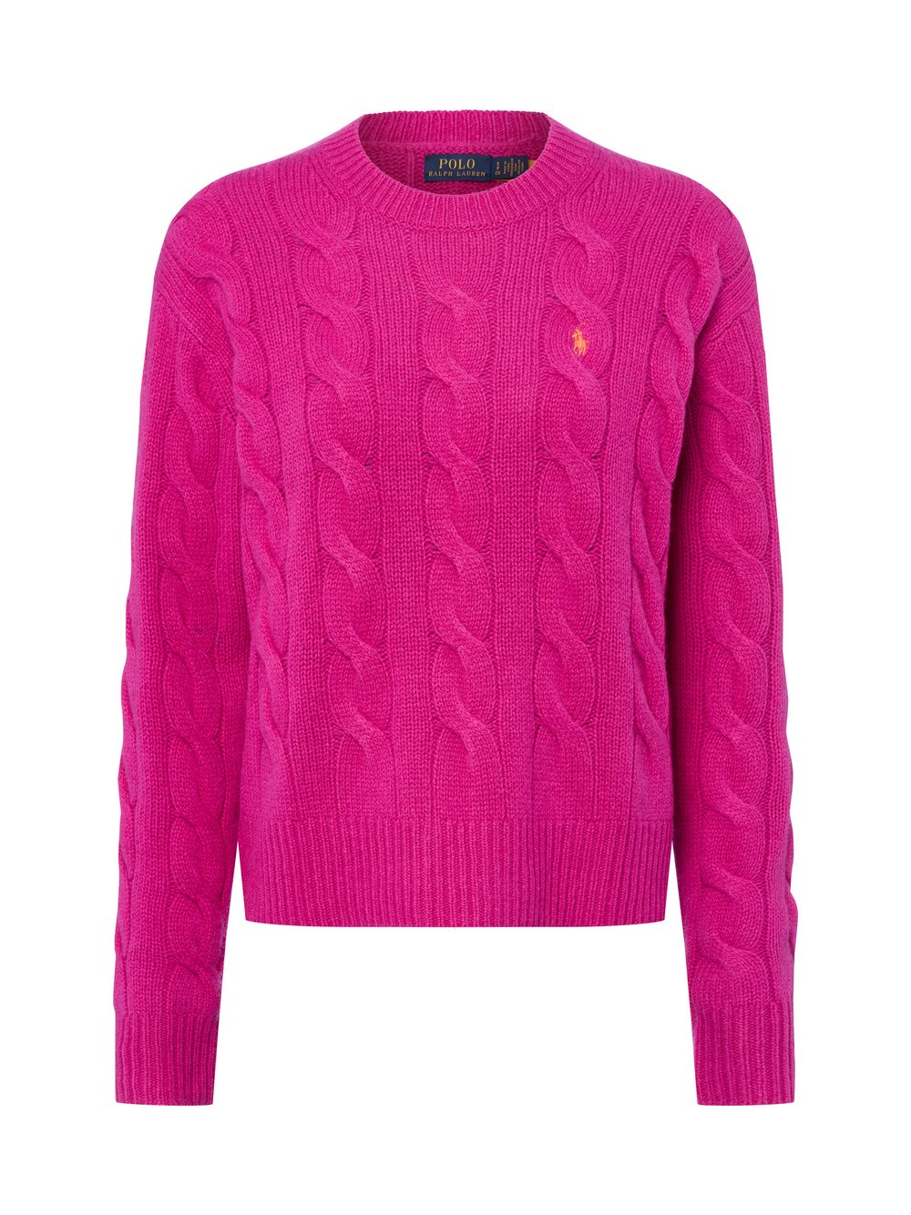 Polo Ralph Lauren Strickpullover mit Cashmere-Anteil Damen Grobstrick pink, L