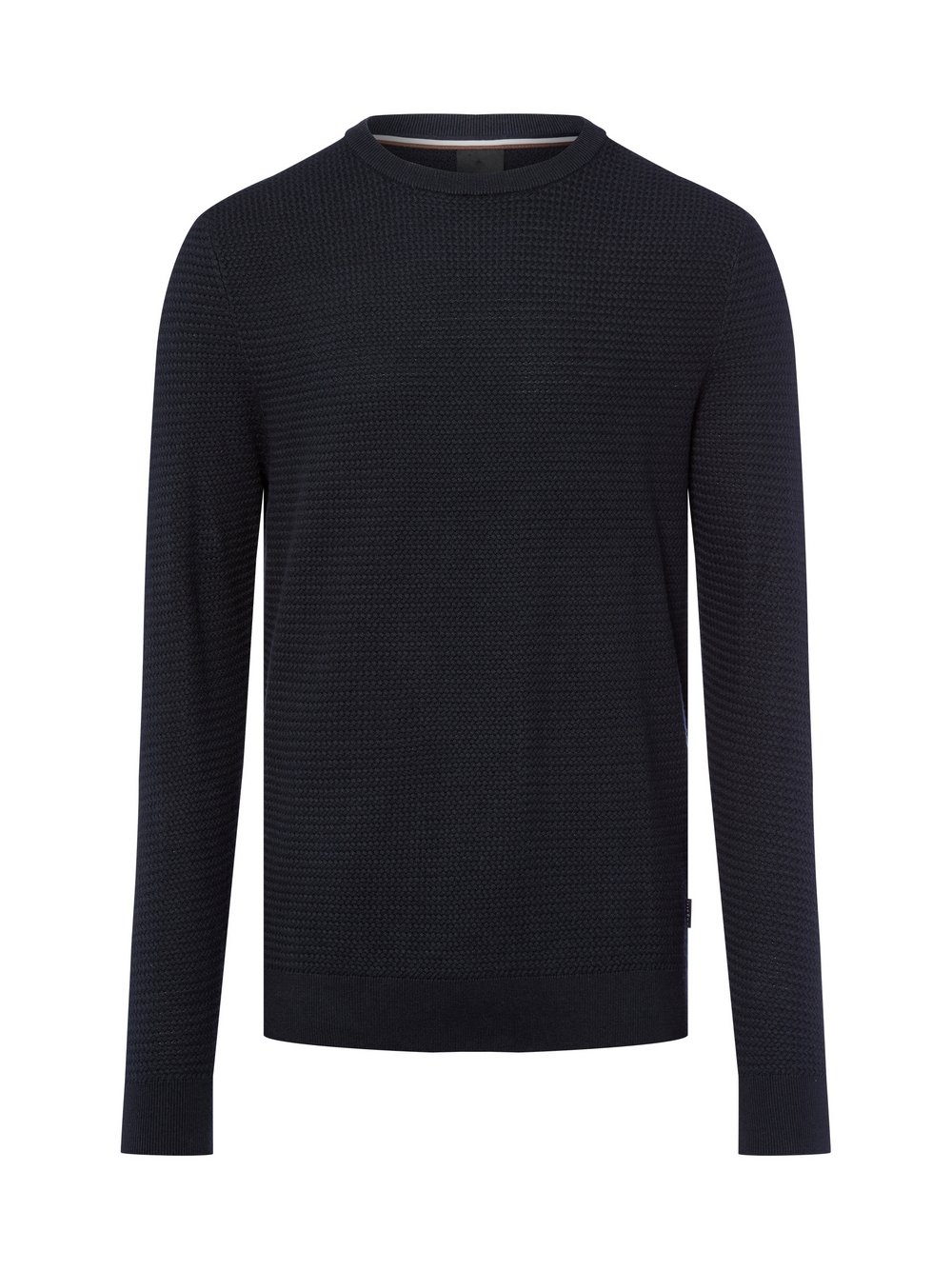 Bugatti Strickpullover mit Cashmere-Anteil Herren Baumwolle blau, XXXL