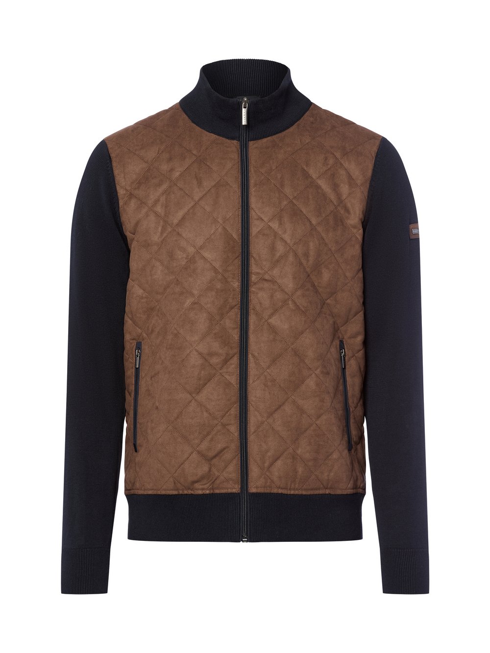Thumbnail - Bugatti Strickjacke Herren Baumwolle mehrfarbig, XXXL