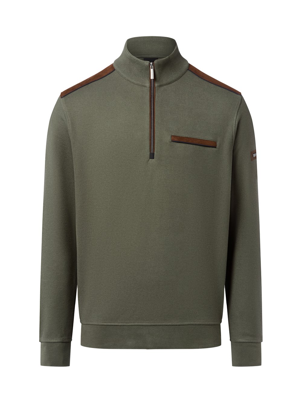 Bugatti Sweatshirt Herren Baumwolle grün, L