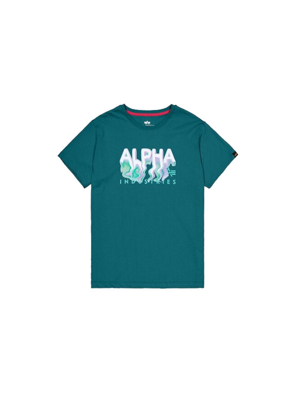 Alpha Industries T-Shirt Herren Baumwolle grün bedruckt, S