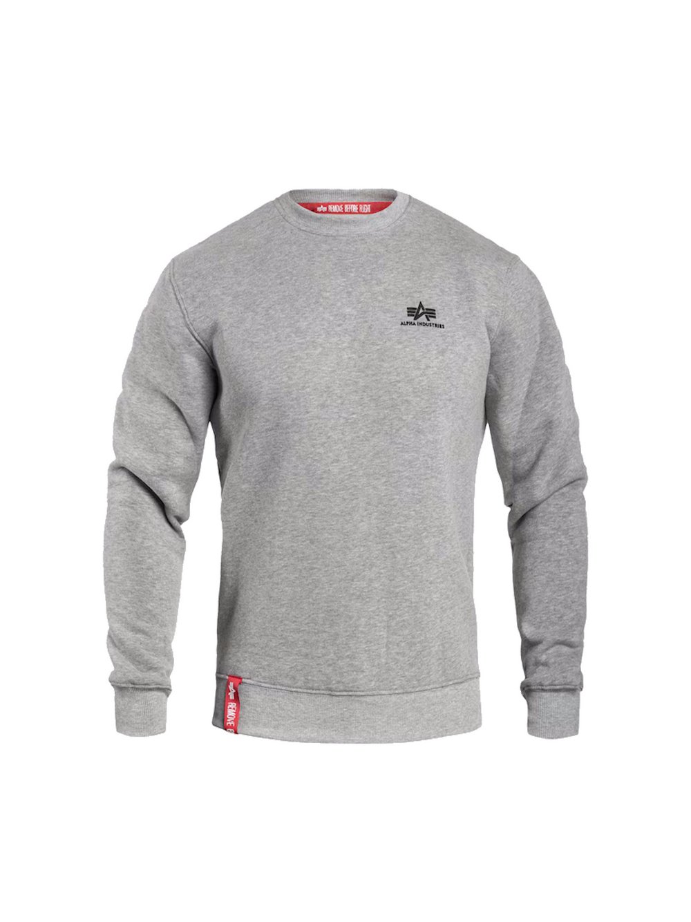 Alpha Industries Pullover Herren Baumwolle grau, L