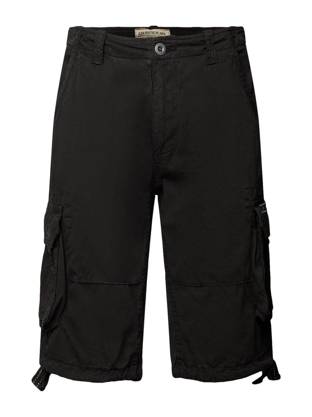 Alpha Industries Shorts Herren Baumwolle schwarz, S