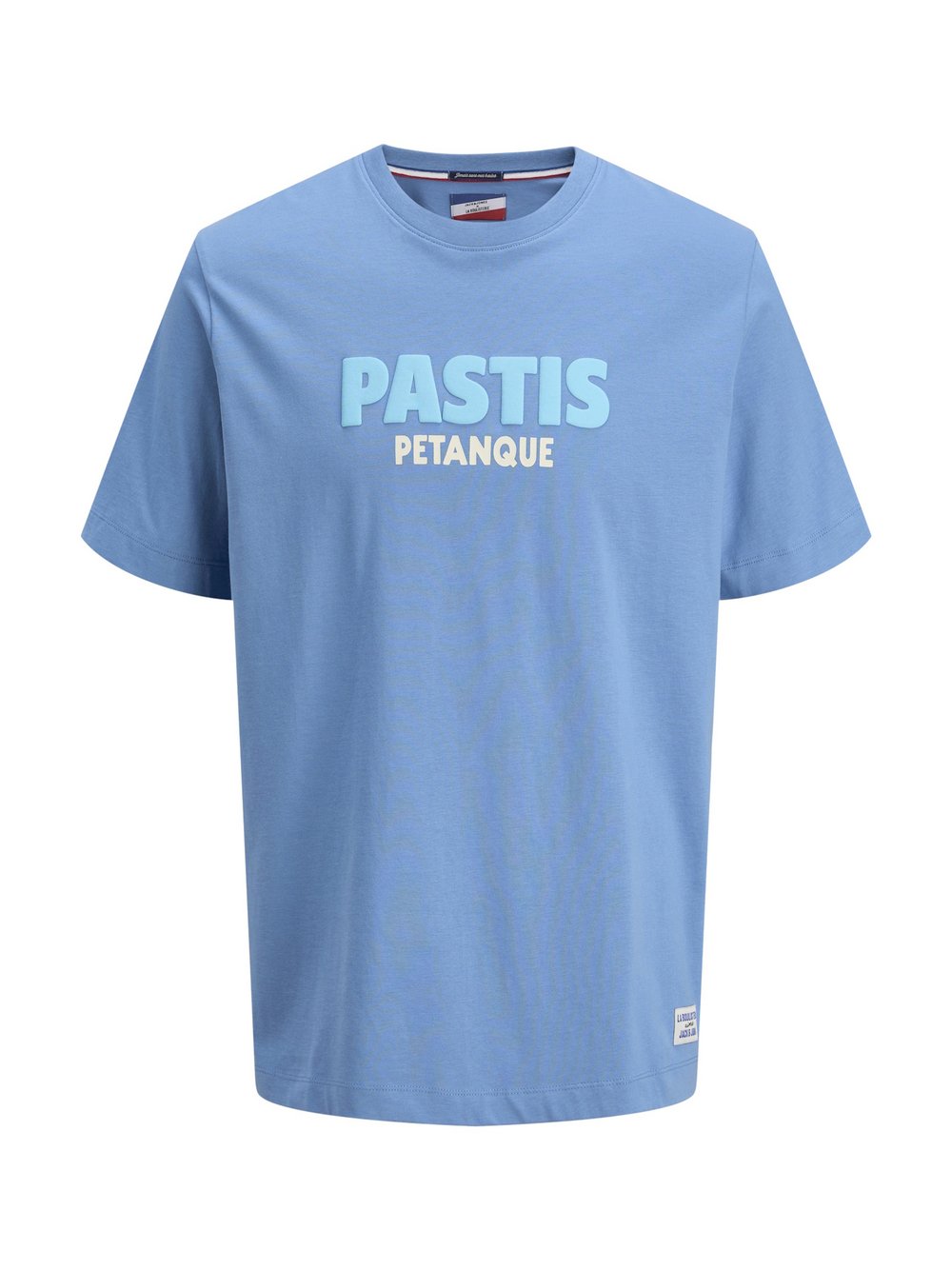 Jack & Jones T-Shirt Herren Baumwolle blau bedruckt, XL
