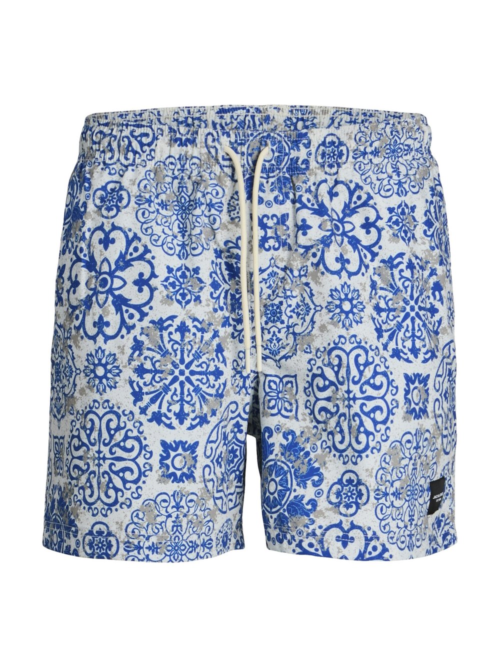 Jack & Jones Badehose Herren weiß bedruckt, S