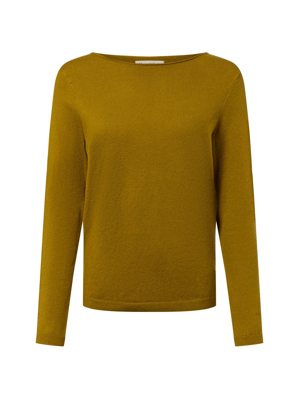 Thumbnail - Marc O'Polo Strickpullover mit Schurrwollanteil Damen Baumwolle grün, XS