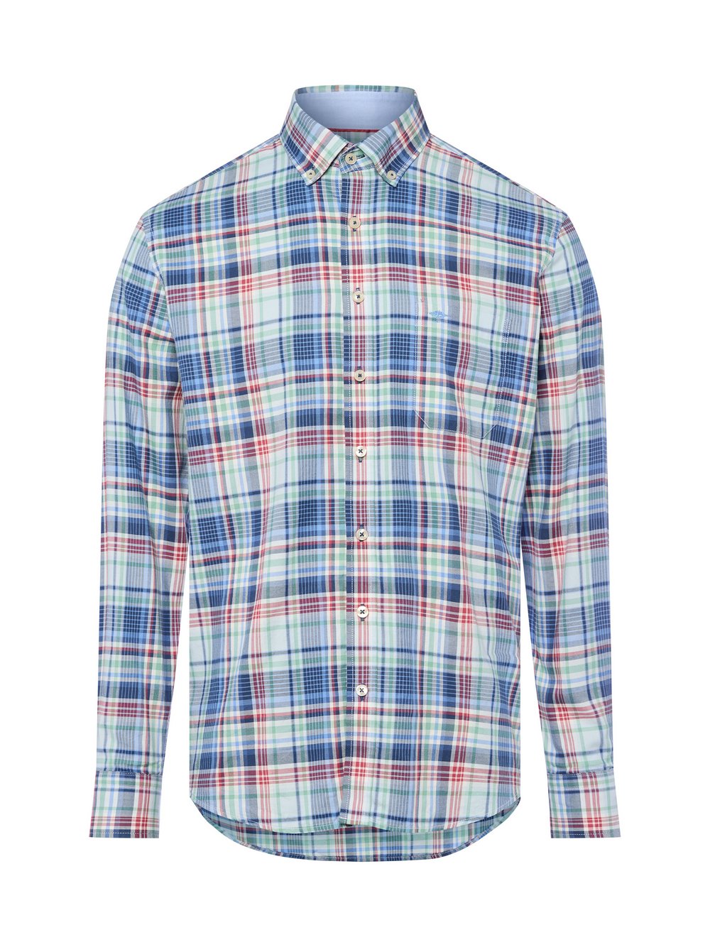 Fynch-Hatton Hemd Herren Regular Fit Baumwolle mehrfarbig kariert, XXL