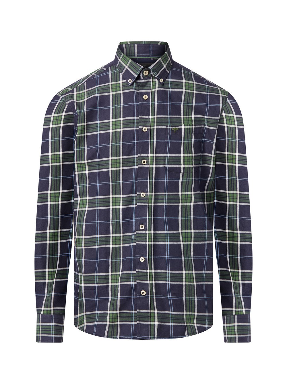 Thumbnail - Fynch-Hatton Hemd Herren Modern Fit Baumwolle mehrfarbig kariert, XXL