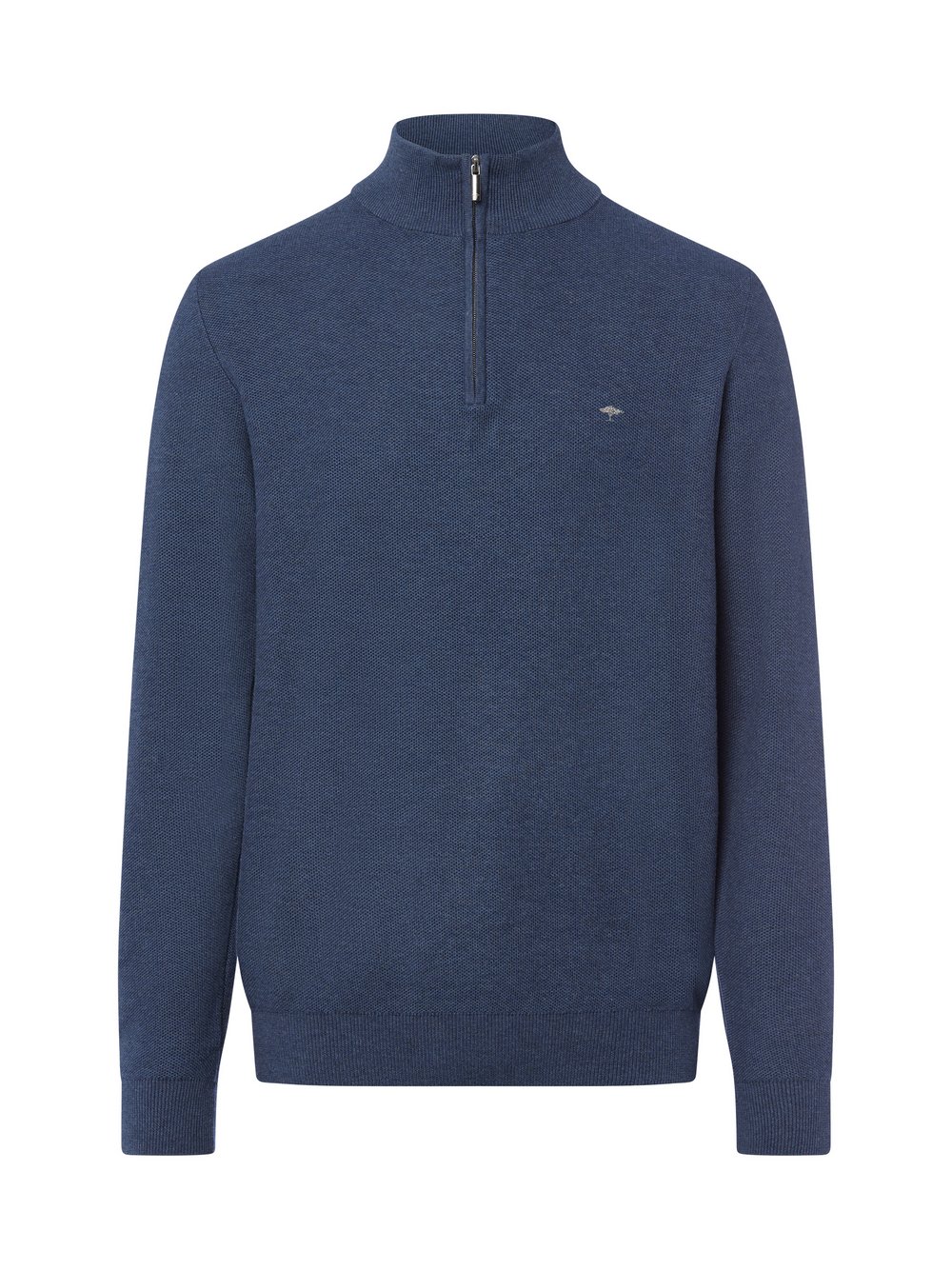 Fynch-Hatton Strick-Troyer Herren Baumwolle blau meliert, XXL