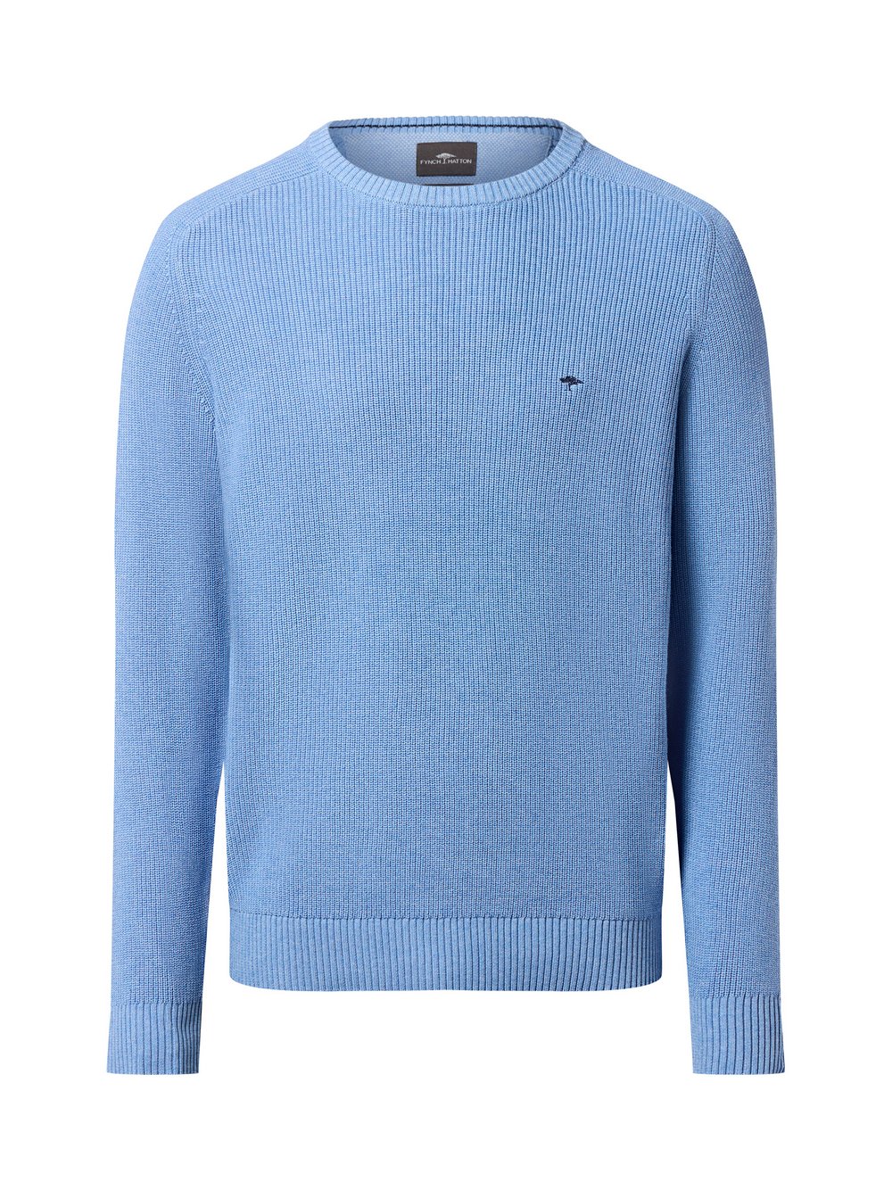 Thumbnail - Fynch-Hatton Strickpullover Herren Baumwolle blau, L