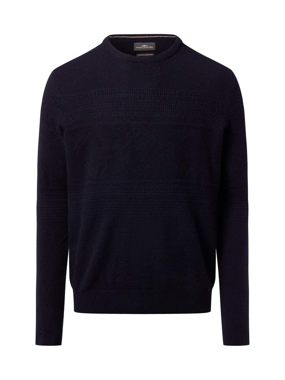 Fynch-Hatton Wollpullover Herren Wolle blau, M