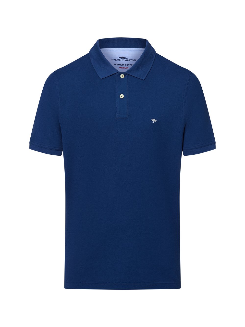 Thumbnail - Fynch-Hatton Poloshirt Herren Baumwolle blau, XXXL