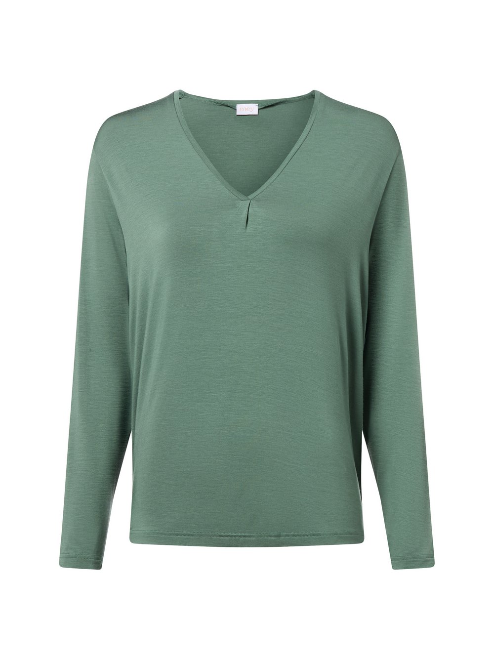Mey Pyjama-Shirt Damen Modal grün, XS
