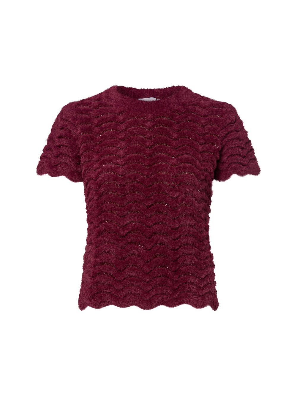 Rich & Royal Kurzarmpullover Damen rot, S