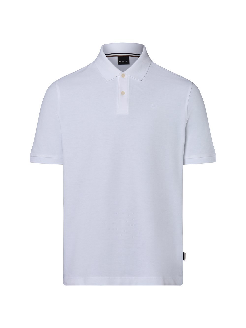 Thumbnail - Bugatti Poloshirt Herren Baumwolle weiß, S