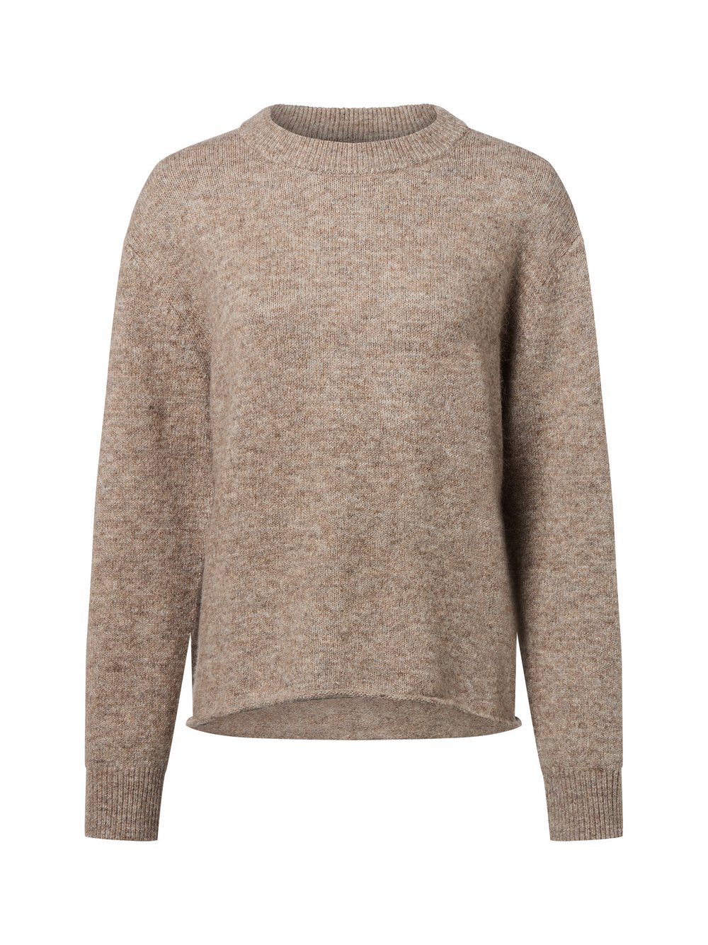 Marie Lund Strickpullover mit Woll- und Alpaka-Anteil Damen braun meliert, XS