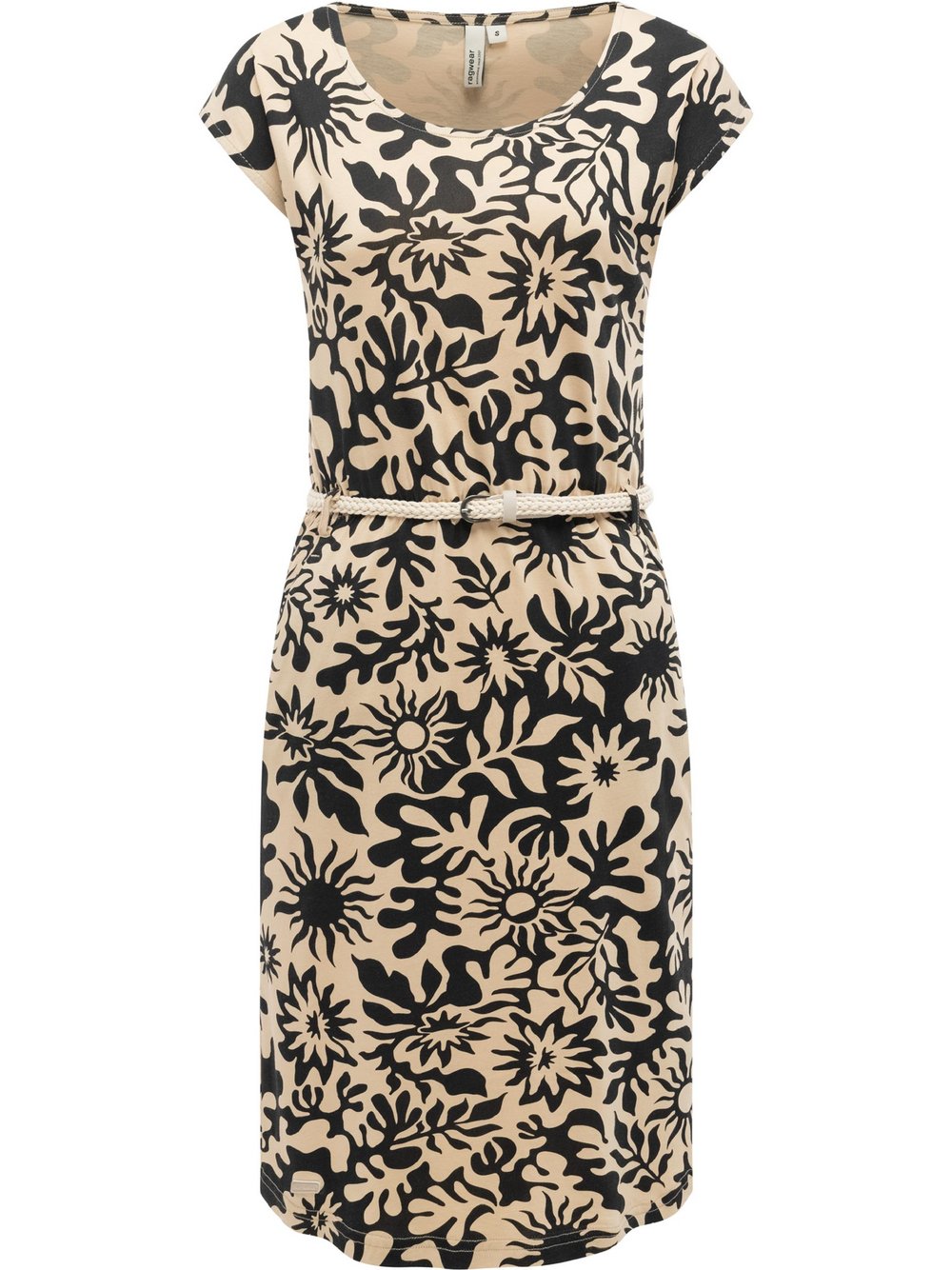 Ragwear Sommerkleid Damen Baumwolle beige, L