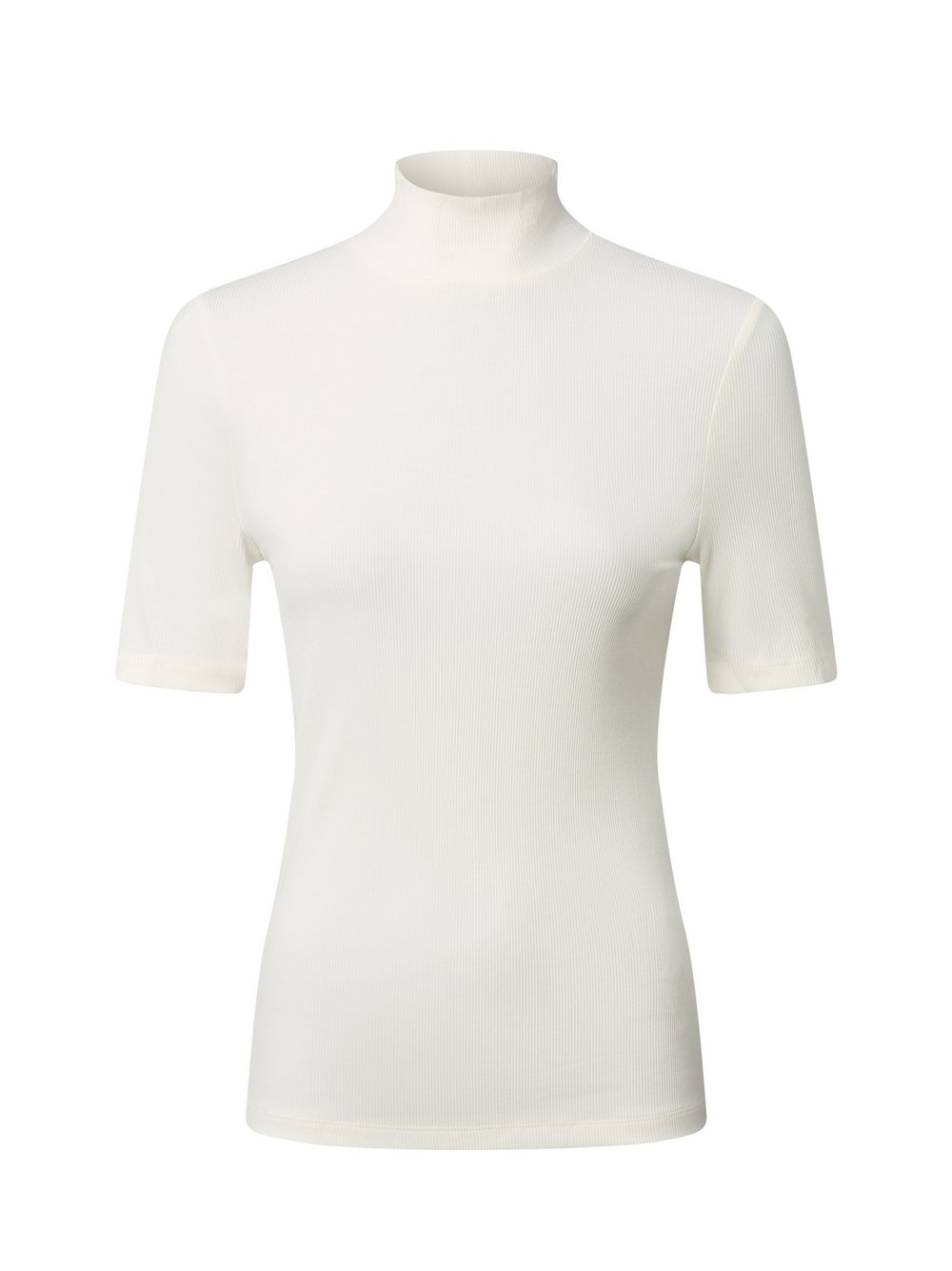 Marc O'Polo Ripp-Shirt Damen Modal weiß, S
