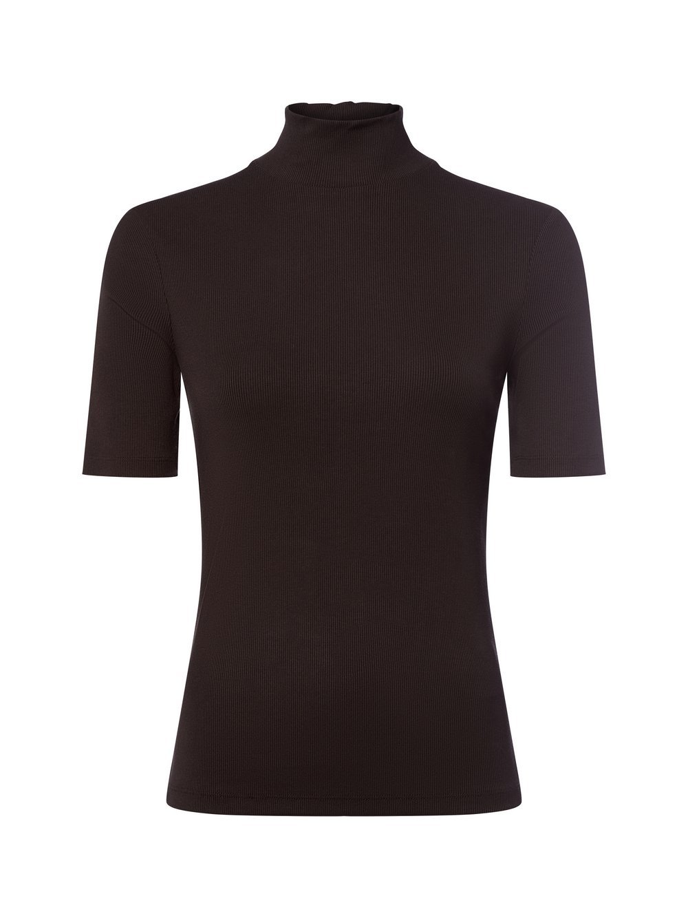 Marc O'Polo Ripp-Shirt Damen Modal braun, XS