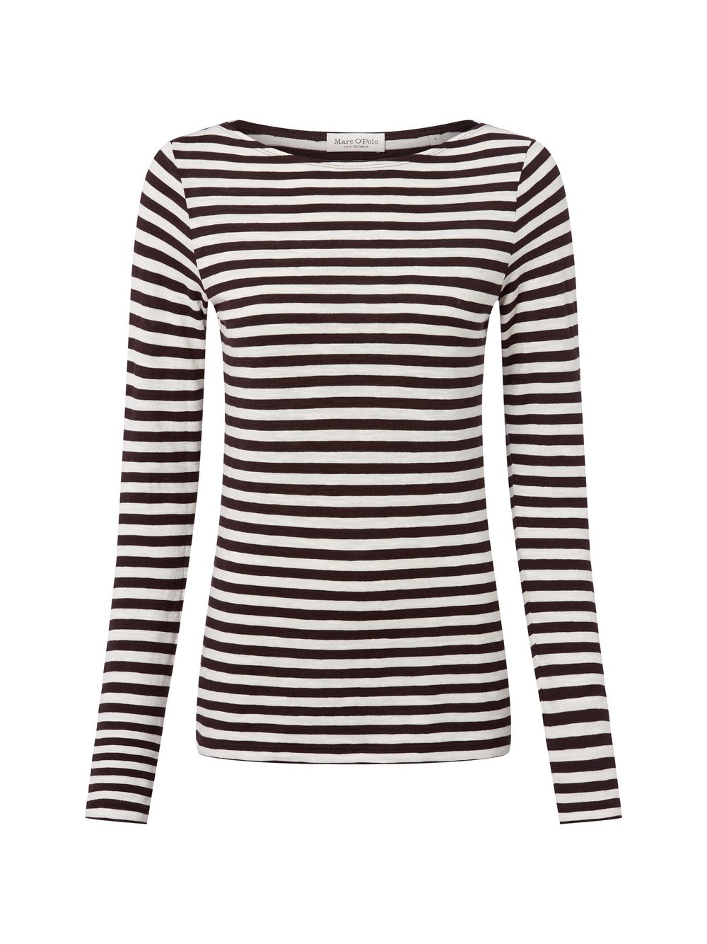 Marc O'Polo Langarmshirt Damen Baumwolle mehrfarbig gestreift, S