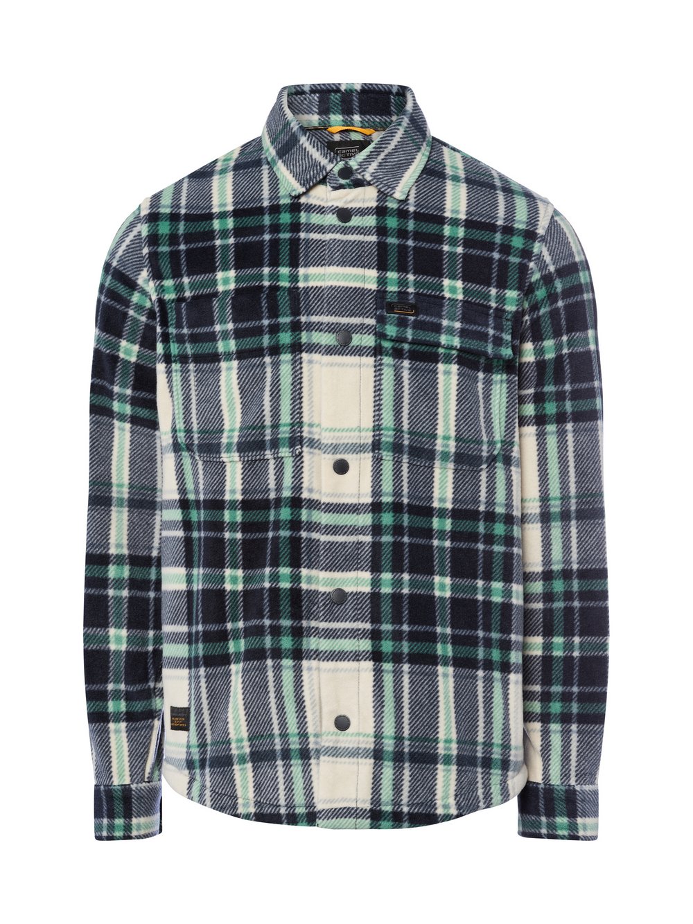 Camel Active Overshirt Herren Regular Fit mehrfarbig kariert, L