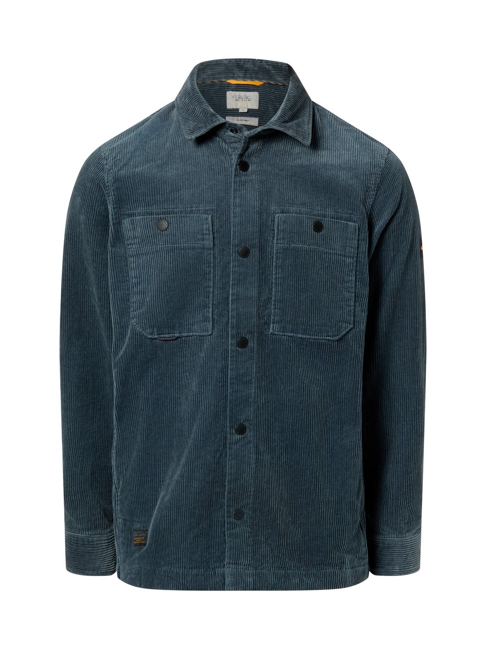 Camel Active Cord-Overshirt Herren Regular Fit blau, XXL