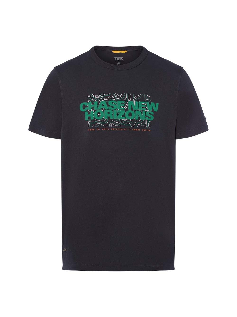 Thumbnail - Camel Active T-Shirt Herren Baumwolle blau bedruckt, XXL