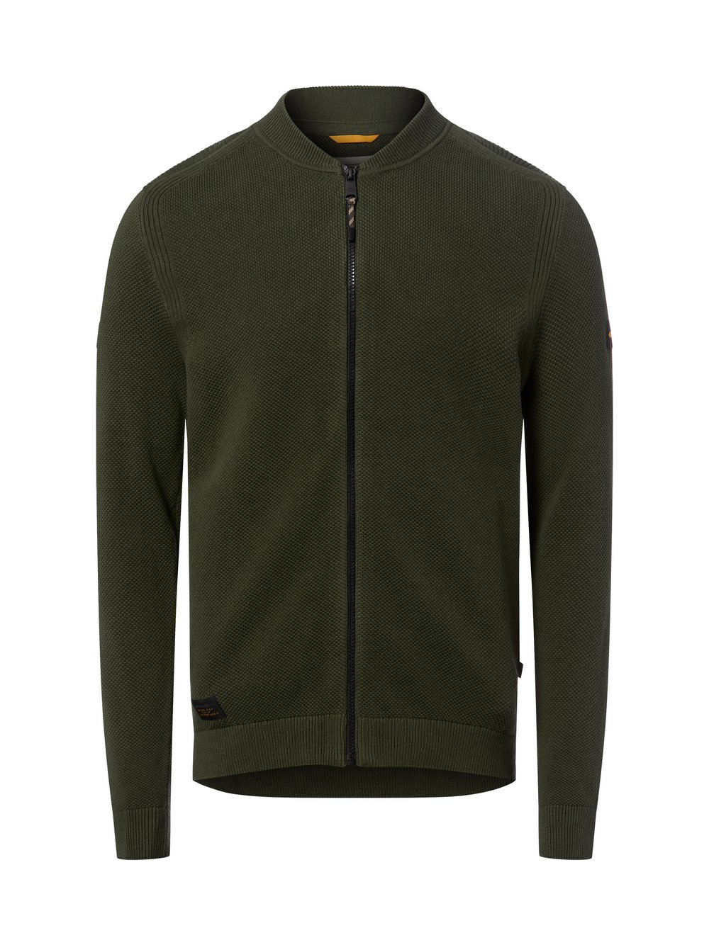 Camel Active Strickjacke Herren Baumwolle grün, XXL