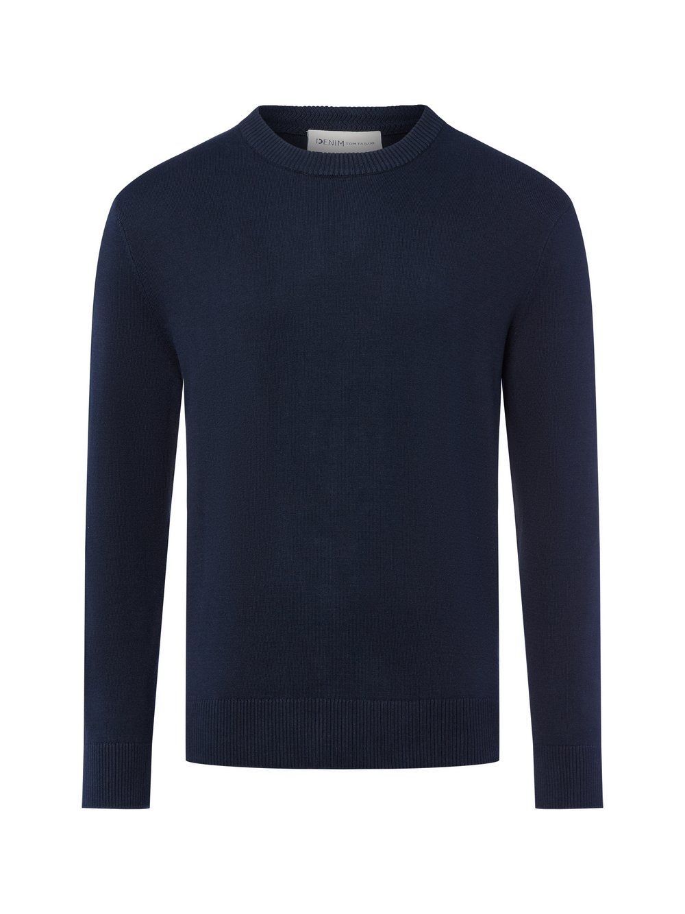 Tom Tailor Denim Strickpullover Herren Baumwolle blau, XXL