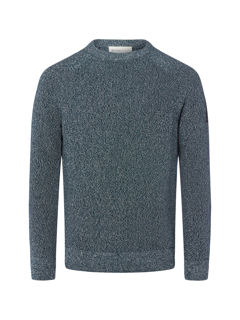 Thumbnail - Tom Tailor Denim Strickpullover Herren Baumwolle blau meliert, S