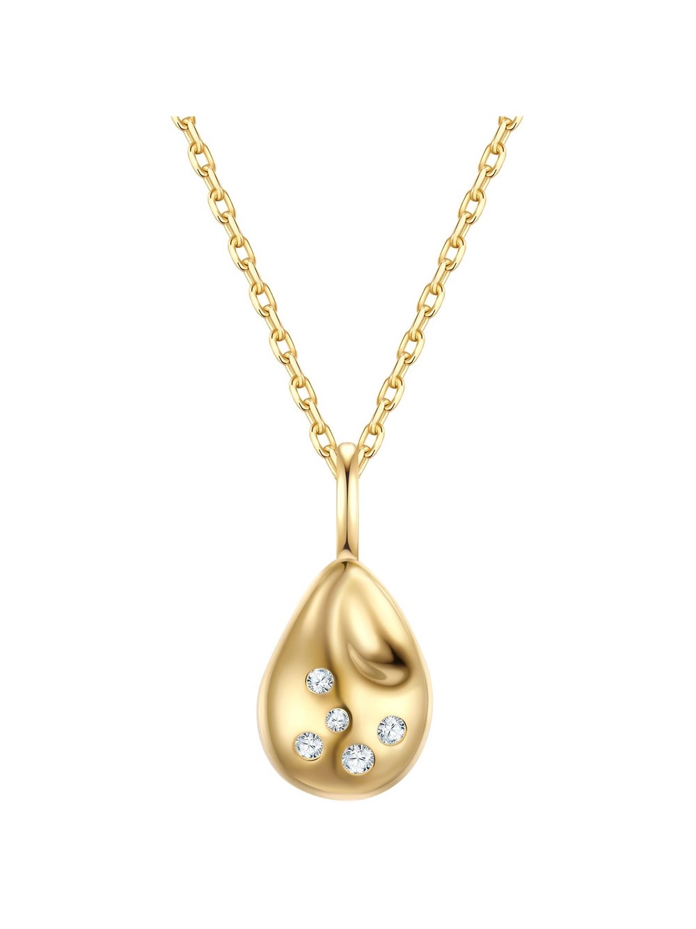 Thumbnail - Glanzstücke München Halskette Damen Sterlingsilber gold, ONE SIZE