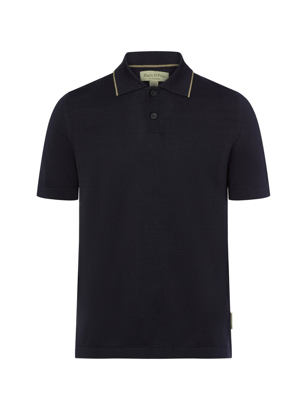 Marc O'Polo Poloshirt Herren Baumwolle blau, L