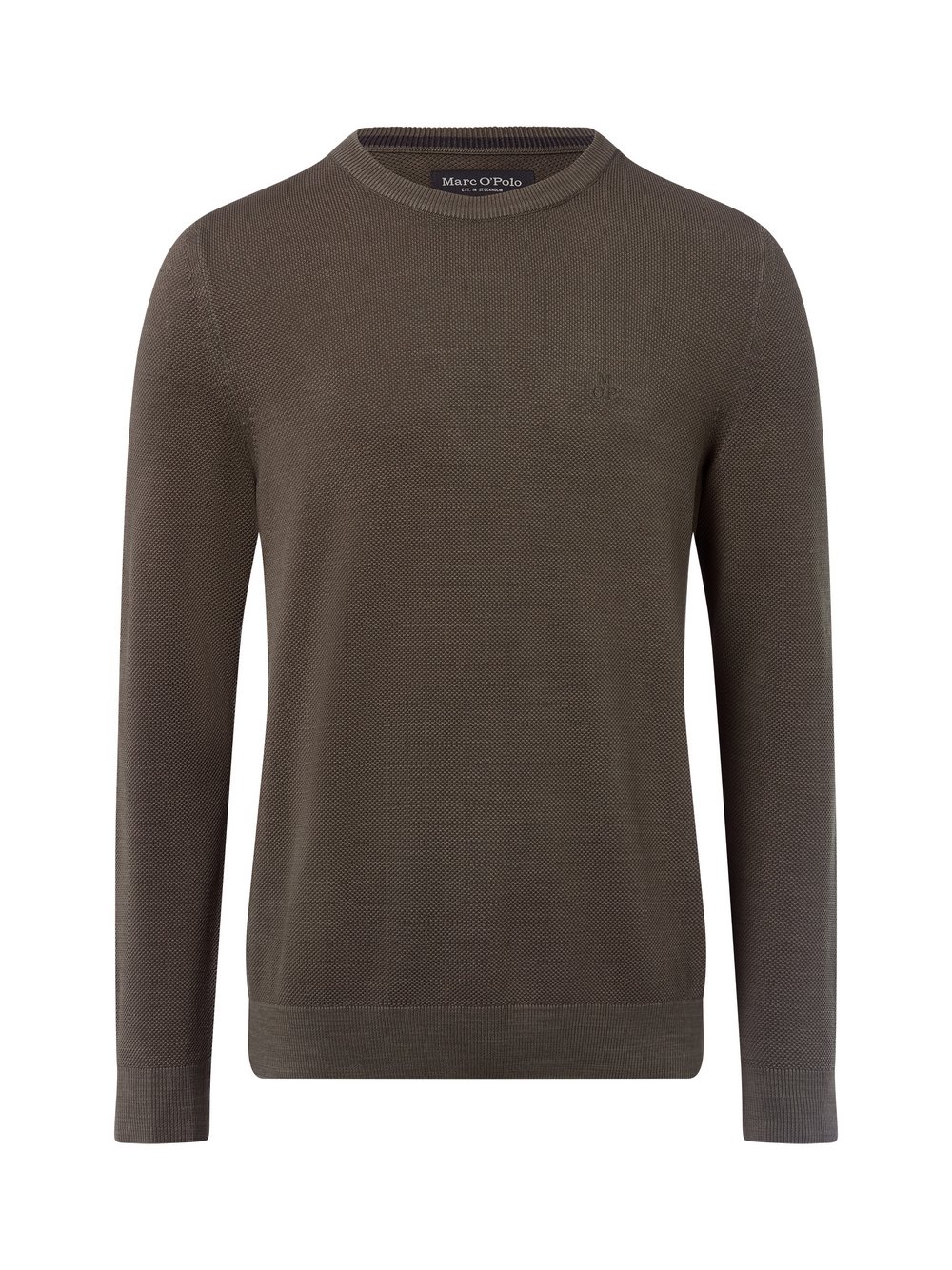 Marc O'Polo Strickpullover Herren Feinstrick grün, L
