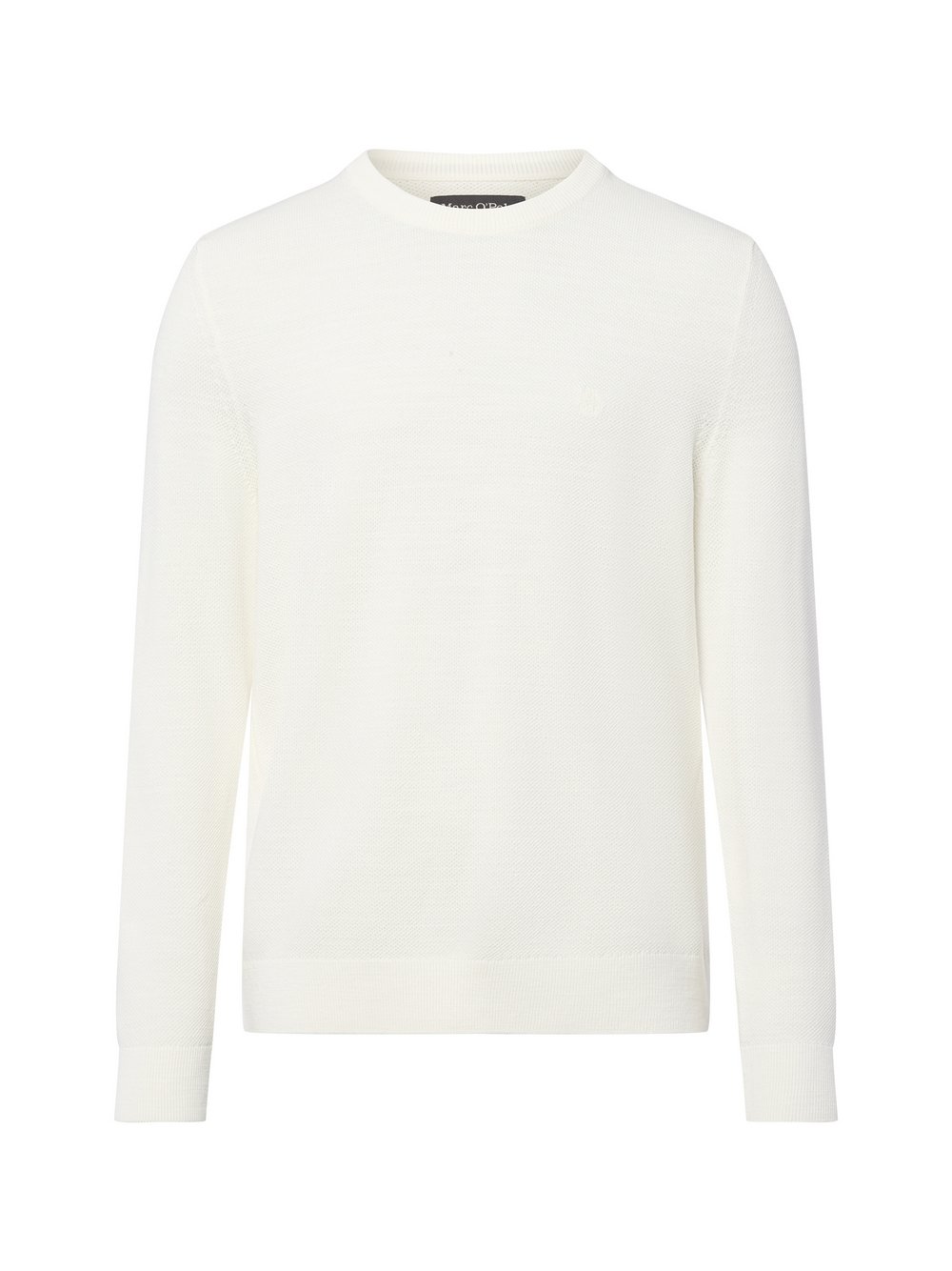 Thumbnail - Marc O'Polo Strickpullover Herren Baumwolle weiß, XL