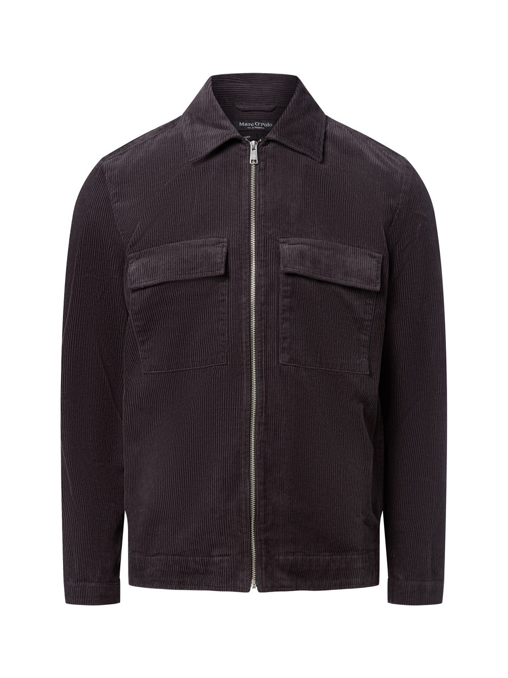 Marc O'Polo Overshirt Herren Regular Fit Baumwolle grau, XXL