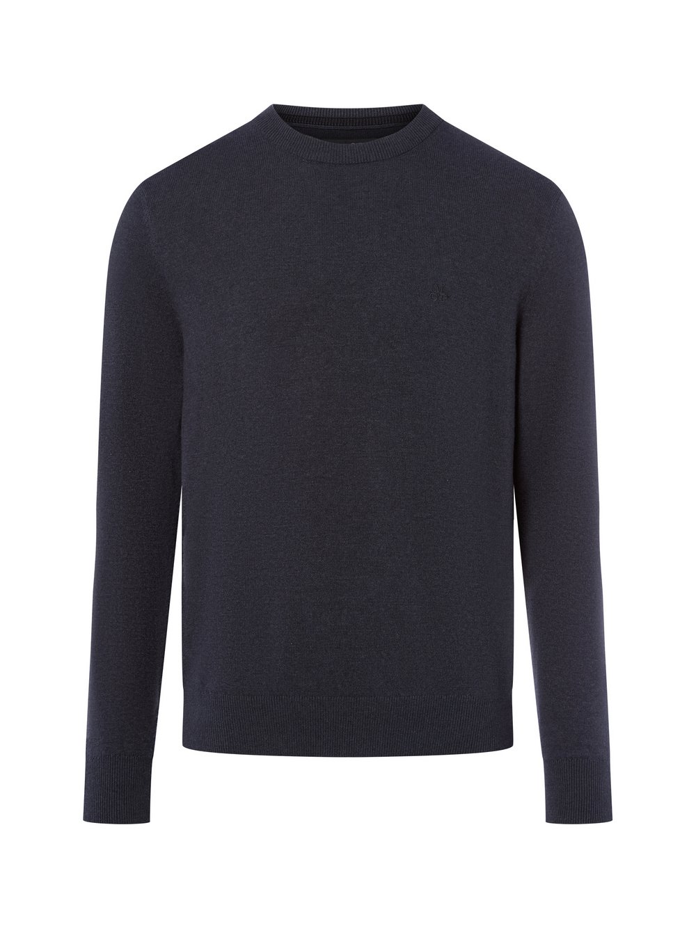 Thumbnail - Marc O'Polo Pullover mit Schurwollanteil Herren Baumwolle blau meliert, L