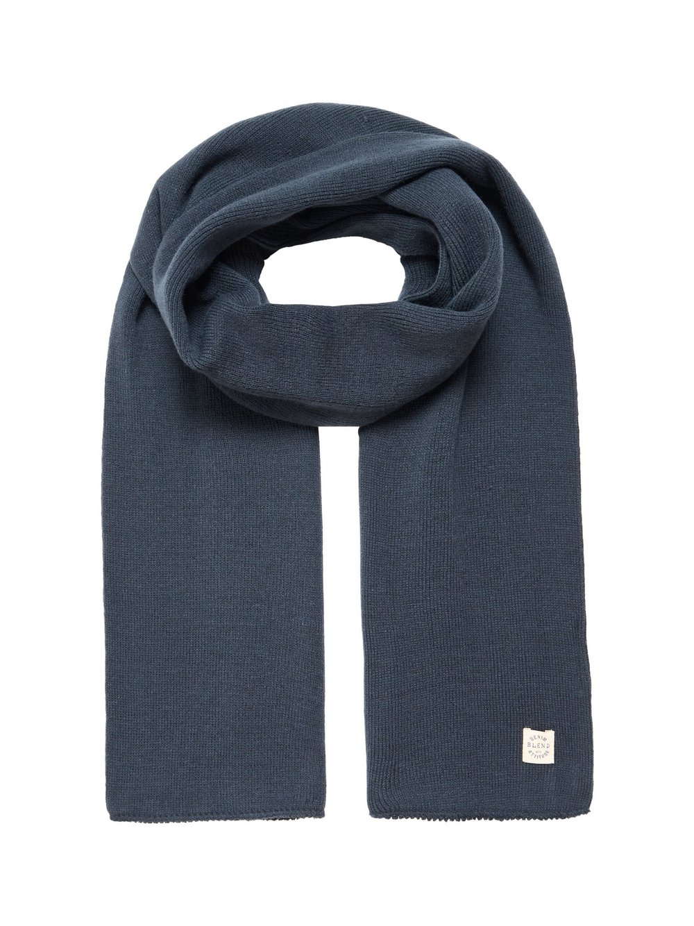 Thumbnail - BLEND Strickschal Herren blau, ONE SIZE